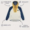 Sale Passenger Alexander Recycled Polar Hooded Fleece Egret