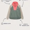 Hot Passenger Alexander Recycled Polar Hooded Fleece Pistachio