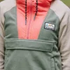 Hot Passenger Alexander Recycled Polar Hooded Fleece Pistachio