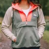 Hot Passenger Alexander Recycled Polar Hooded Fleece Pistachio