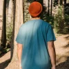 Fashion Passenger Alp Recycled Cotton T-Shirt Blue Steel