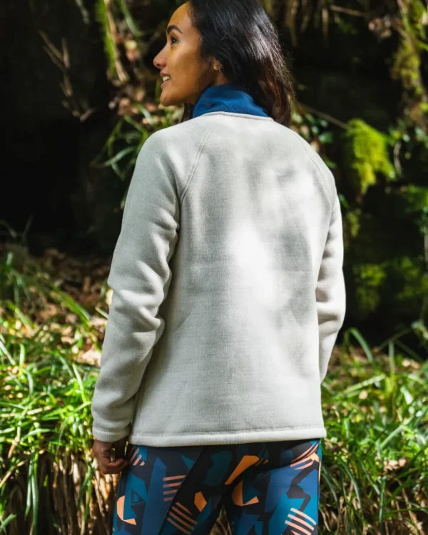 Clearance Passenger Amber Recycled Polartec® Fleece Vintage White