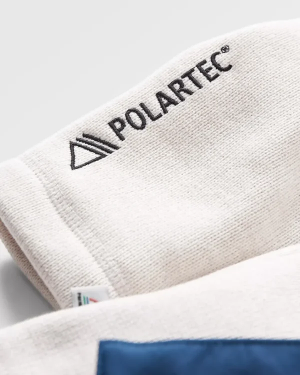 Clearance Passenger Amber Recycled Polartec® Fleece Vintage White