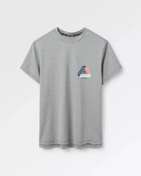 Best Sale Passenger Aurora Recycled Active T-Shirt Grey Marl