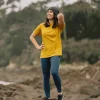 Best Passenger Aurora Recycled Active T-Shirt Honey
