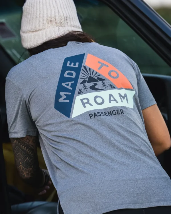 Best Sale Passenger Aurora Recycled Active T-Shirt Grey Marl