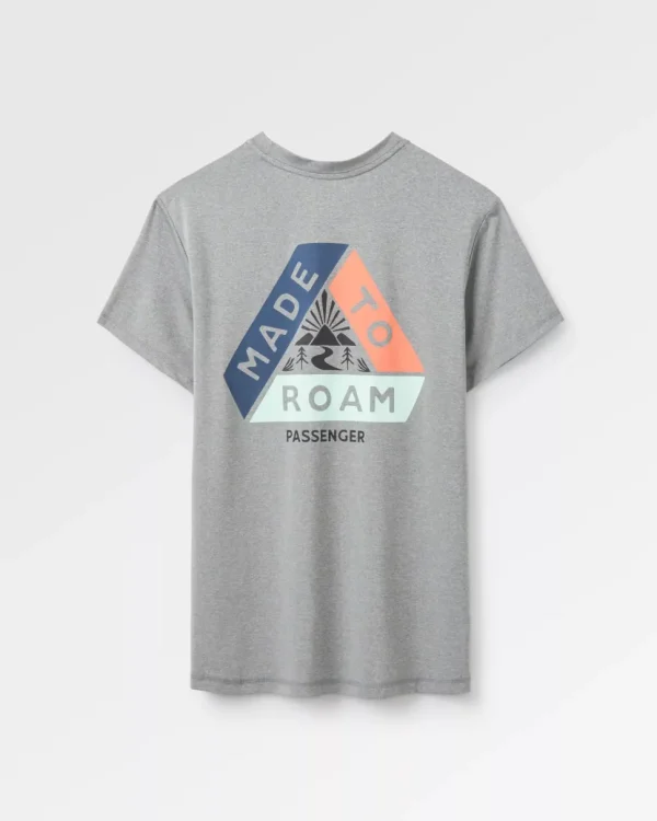 Best Sale Passenger Aurora Recycled Active T-Shirt Grey Marl