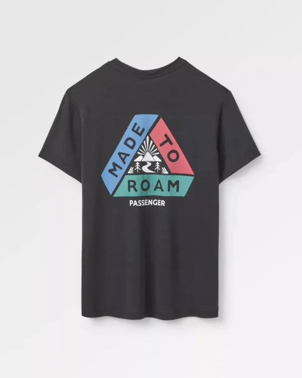 Online Passenger Aurora Recycled Active T-Shirt Black