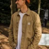 Shop Passenger Balsa Canvas Overshirt Biscuit