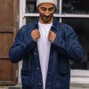 New Passenger Balsa Organic Denim Overshirt Denim Blue