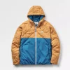 Online Passenger Base Recycled Thermore® Insulated Jacket Dusty Ochre/ Corsair Blue