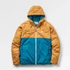 Online Passenger Base Recycled Thermore® Insulated Jacket Dusty Ochre/ Corsair Blue