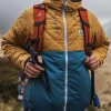 Online Passenger Base Recycled Thermore® Insulated Jacket Dusty Ochre/ Corsair Blue
