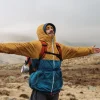 Online Passenger Base Recycled Thermore® Insulated Jacket Dusty Ochre/ Corsair Blue