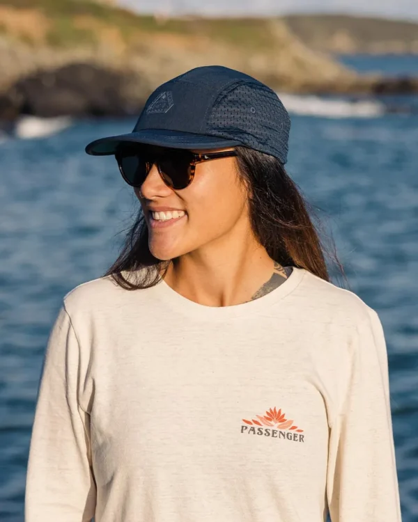Cheap Passenger Beyond Recycled 5 Panel Cap Deep Navy