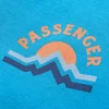 Outlet Passenger Breathe Recycled Cotton  LS T-Shirt Atlantic Blue