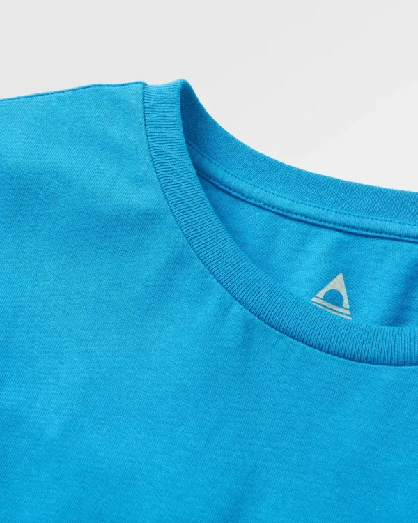 Outlet Passenger Breathe Recycled Cotton  LS T-Shirt Atlantic Blue