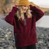 Sale Passenger Calla Hooded Recycled Polar-Lined Fleece Windsor Wine