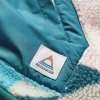 Shop Passenger Clover Recycled Deep-Pile Sherpa Fleece Homespun Blue Sea