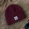 Clearance Floris van Bommel Core Recycled Low-Top Beanie Wine