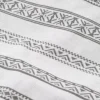 Fashion Passenger Crackle Organic Relaxed Fit LS T-Shirt White Fairisle Stripe