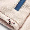 Store Passenger Create Recycled Deep-Pile Sherpa Fleece Vintage White