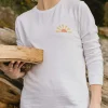 Fashion Passenger Drifters Recycled Cotton LS T-Shirt White