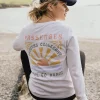 Fashion Passenger Drifters Recycled Cotton LS T-Shirt White