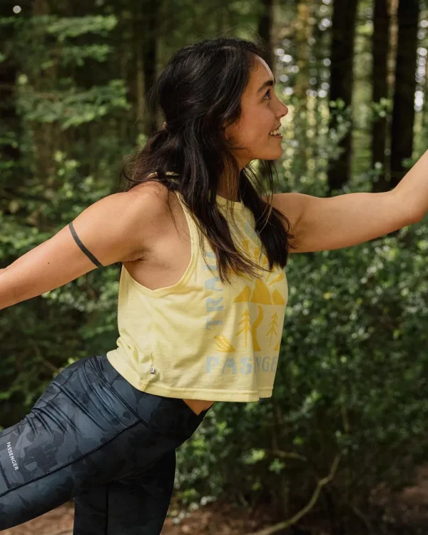 Best Passenger Exhale Active Recycled Tank Top Hazy Yellow