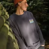 Outlet Passenger Grounded Organic Cotton Sweatshirt Charcoal