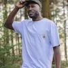 Store Floris van Bommel Heritage Recycled Relaxed Fit T-Shirt Pale Blue