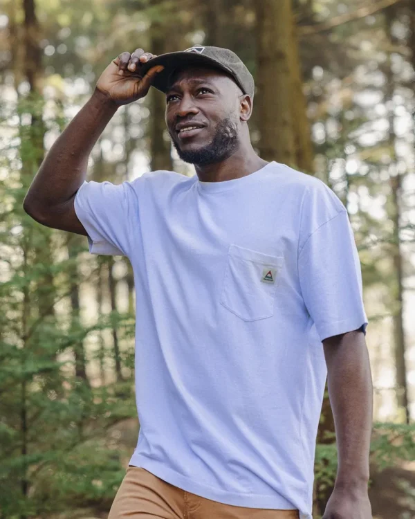 Store Floris van Bommel Heritage Recycled Relaxed Fit T-Shirt Pale Blue