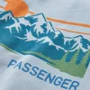 Store Passenger Hilltop Organic Cotton LS T-Shirt Blue Fog