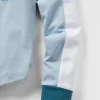 Store Passenger Hilltop Organic Cotton LS T-Shirt Blue Fog