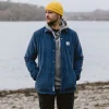 New Passenger Lachelt Lined Cord Overshirt Dark Denim