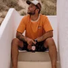 Store Floris van Bommel Lauca Recycled Relaxed Fit T-Shirt Tangerine
