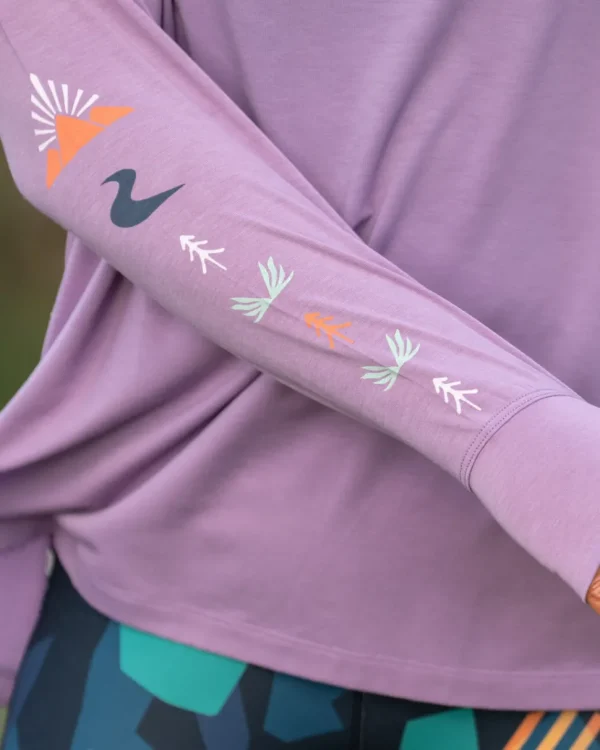 Sale Passenger Lotus Recycled Active LS Top Lilac
