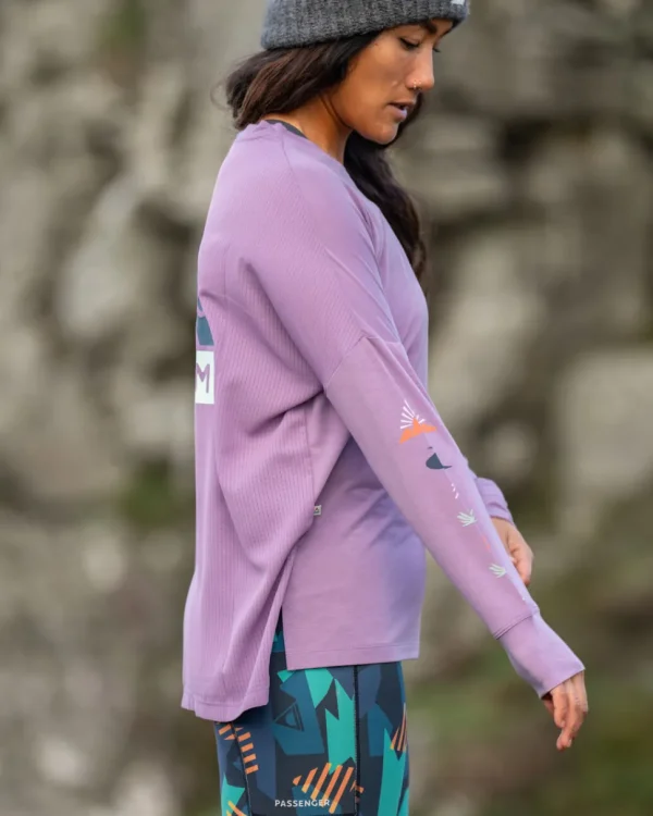 Sale Passenger Lotus Recycled Active LS Top Lilac