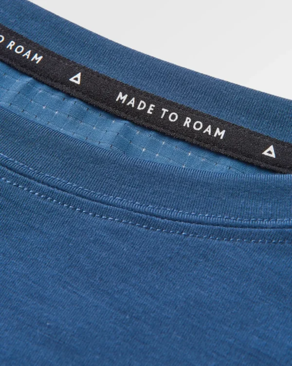 Outlet Passenger Lotus Recycled Active LS Top Dark Denim