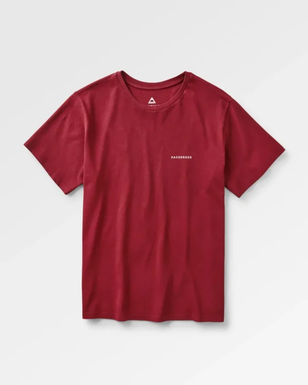 Best Sale Passenger Made to Roam Recycled Cotton T-Shirt Forest Berry