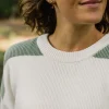 Best Sale Passenger Moments Organic Oversized Knitted Jumper Pistachio Stripe