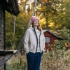 New Passenger North Coast 2.0 Full Zip Recycled Sherpa Fleece Oatmeal