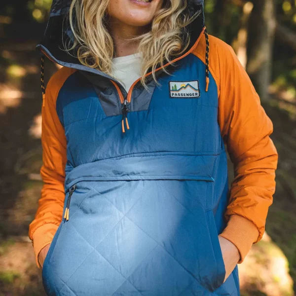 Flash Sale Passenger Ocean Recycled Insulated 1/2 Zip Jacket Ensign Blue