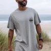 Cheap Passenger Odyssey Recycled Cotton T-Shirt Grey Marl