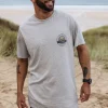 Cheap Passenger Odyssey Recycled Cotton T-Shirt Grey Marl