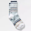 Discount Passenger Organic Midweight Patterned Socks Blue Fog