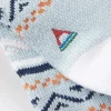 Discount Passenger Organic Midweight Patterned Socks Blue Fog