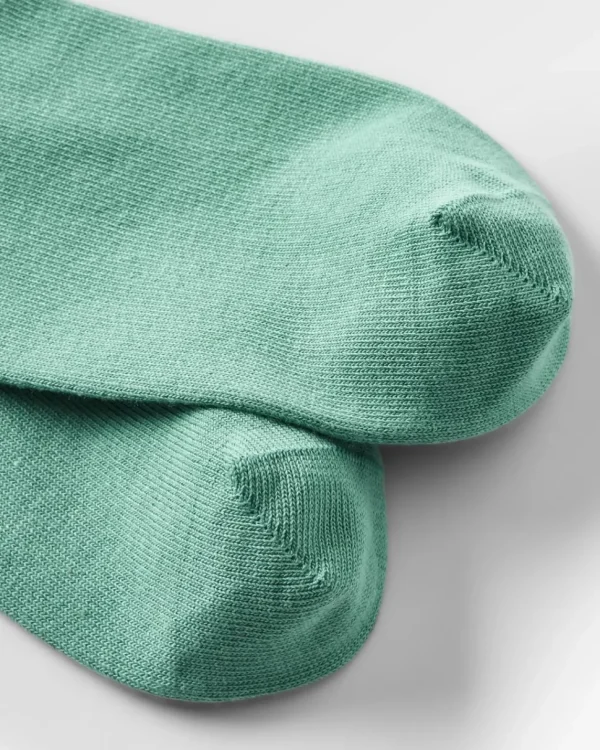 Fashion Passenger Organic Trainer Socks Deep Sea