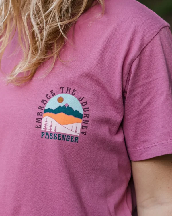 Sale Passenger Outlook Recycled Cotton Oversized T-Shirt Mauve Haze