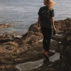 Flash Sale Passenger Penida Recycled Cotton T-Shirt Faded Black